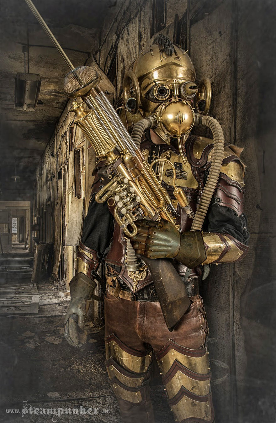 I Hand-Craft Steampunk Costumes From Old Parts For Movies
