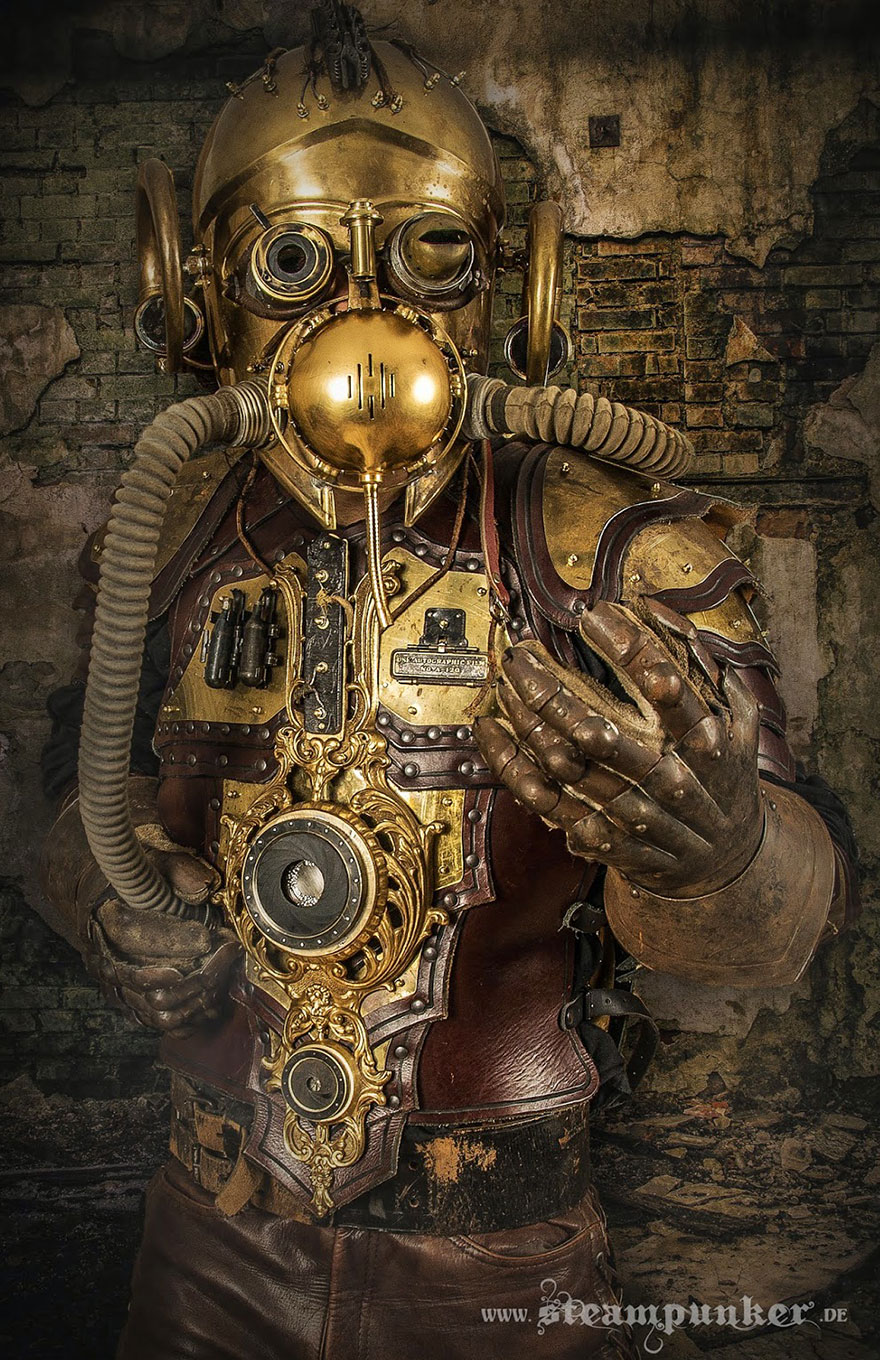 I Hand-Craft Steampunk Costumes From Old Parts For Movies