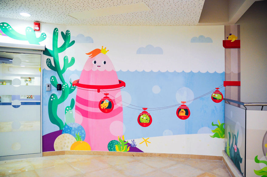 I Volunteered To Decorate A Hospital's Paediatric Department Walls To Make Kids Happier I Volunteered To Decorate A Hospital's Paediatric Department Walls To Make Kids Happier
