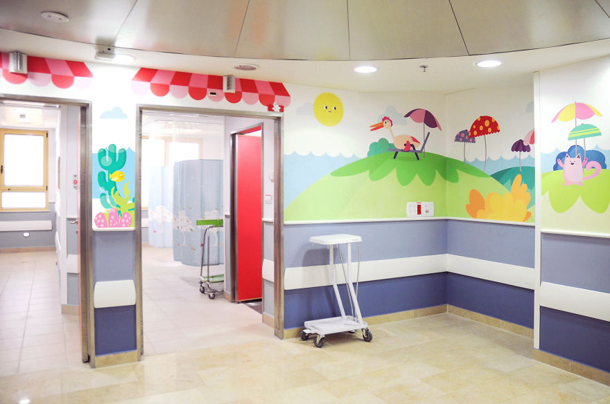 I Volunteered To Decorate A Hospital's Paediatric Department Walls To Make Kids Happier I Volunteered To Decorate A Hospital's Paediatric Department Walls To Make Kids Happier