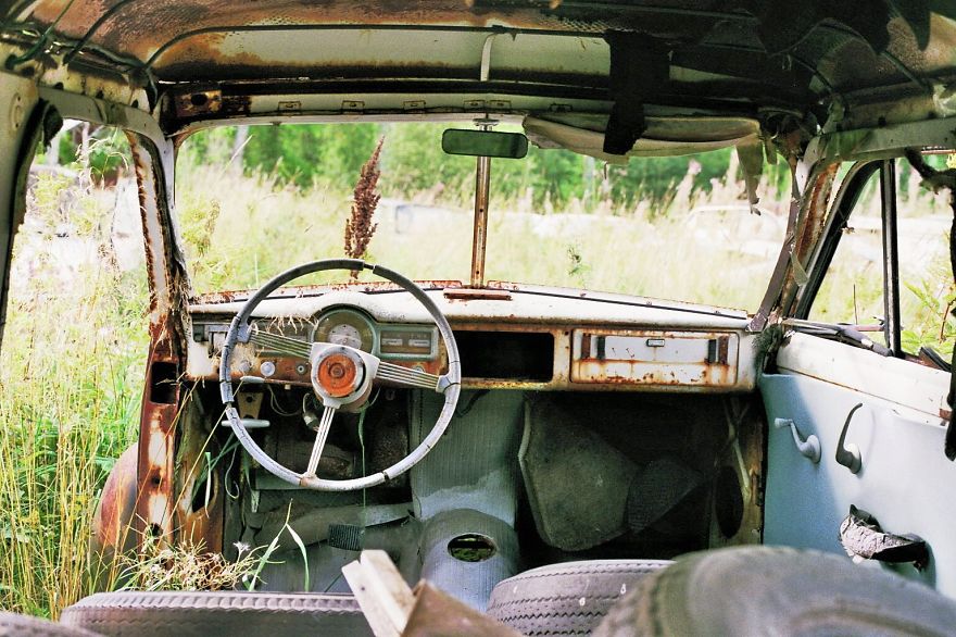 Hundreds Of Classic Abandoned Cars Hidden In Swedish Forest Hundreds Of Classic Abandoned Cars Hidden In Swedish Forest