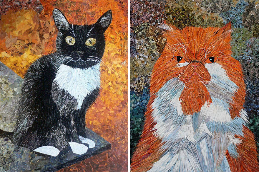 I Create Oil Painting Illusions With 1000s Pieces Of Paper I Create Oil Painting Illusions With 1000s Pieces Of Paper