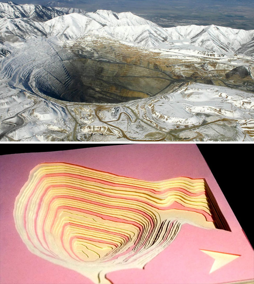 I Make 3d Terrain Models From Paper