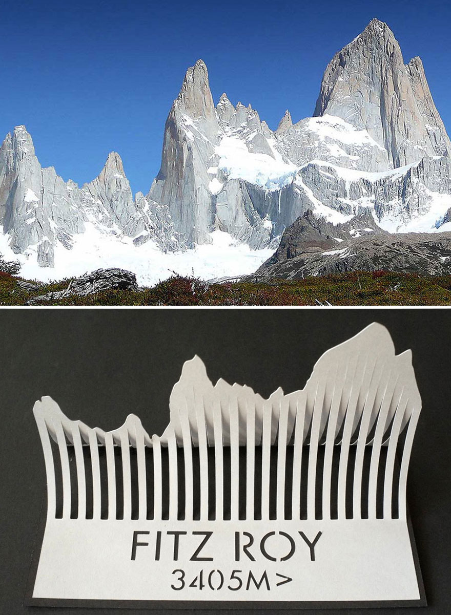 I Make 3d Terrain Models From Paper