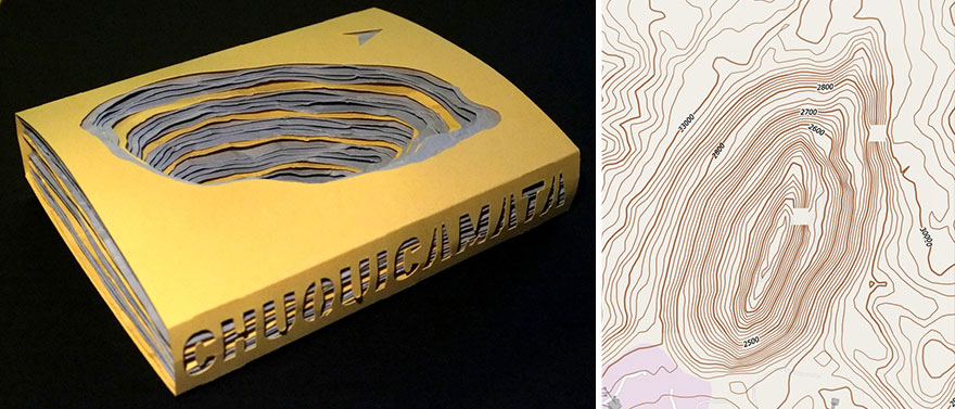 I Make 3d Terrain Models From Paper