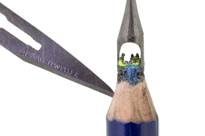 I Carve Little Sculptures Into The Tips Of Pencils I Carve Little Sculptures Into The Tips Of Pencils