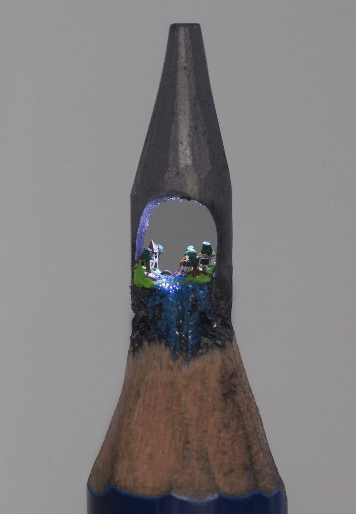 I Carve Little Sculptures Into The Tips Of Pencils I Carve Little Sculptures Into The Tips Of Pencils