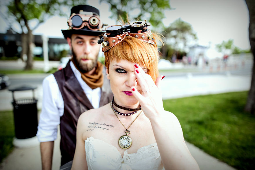 Steampunk Wedding Inspired By Alice In Wonderland Steampunk Wedding Inspired By Alice In Wonderland