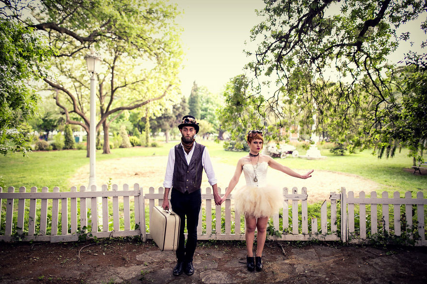 Steampunk Wedding Inspired By Alice In Wonderland Steampunk Wedding Inspired By Alice In Wonderland