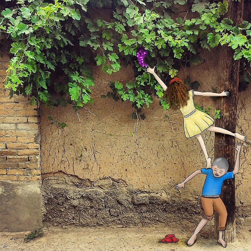 I Travel The World And Doodle On My Photos