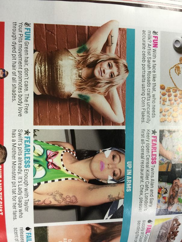 Rain Sissel From The Free Your Pits Movement Born In Seattle With Roxie Hunt From Vain Hair Sal