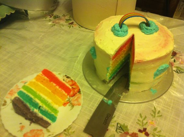 Rainbow Cake Because You Are Special