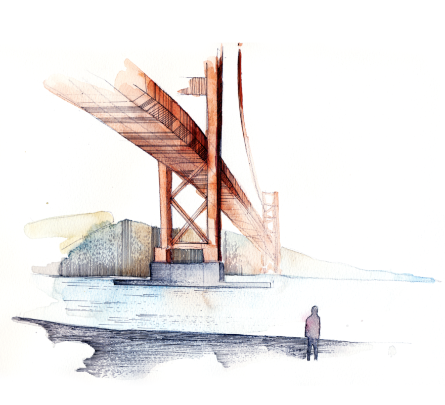 My Watercolor And Ink Illustrations Inspired By Movies