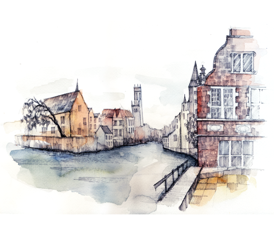 My Watercolor And Ink Illustrations Inspired By Movies