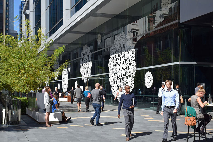 I Cover City Streets In Lace Street Art I Cover City Streets In Lace Street Art