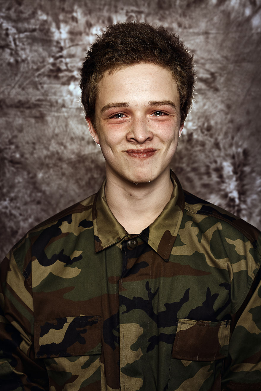 14 Powerful Portraits Of Men Reacting To New Mandatory Army Draft In Lithuania