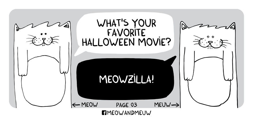 Meow And Meuw: The Cats With Sarcasm
