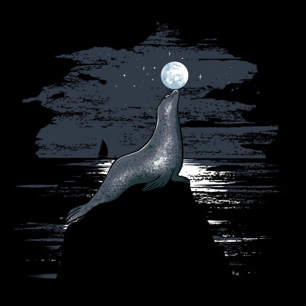 This Is How I Imagine Our Moon's Adventures In Space