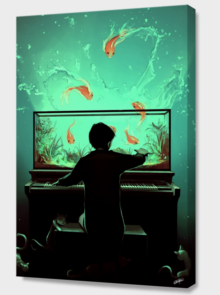 "le Pianoquarium" By Cyril Rolando