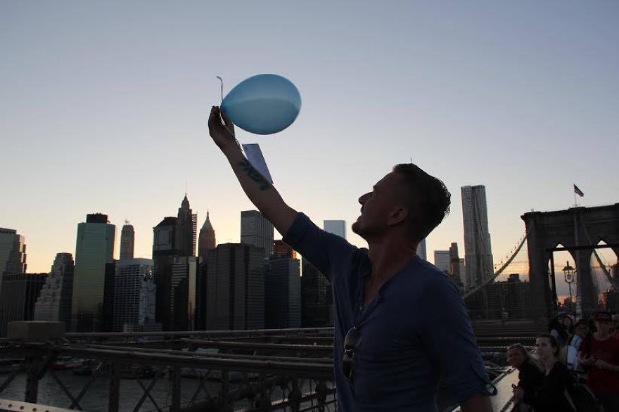 We Travel For Our Dad And Send Him Postcards To Heaven