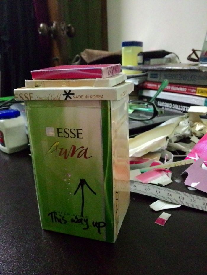 T.a.r.d.i.s.: My Little Doctor-who Time-traveling Machine Made Of Cigarette Boxes T.a.r.d.i.s.: My Little Doctor-who Time-traveling Machine Made Of Cigarette Boxes