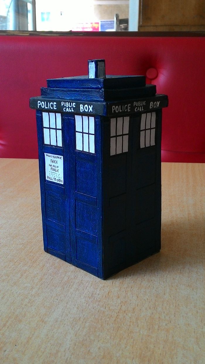 T.a.r.d.i.s.: My Little Doctor-who Time-traveling Machine Made Of Cigarette Boxes T.a.r.d.i.s.: My Little Doctor-who Time-traveling Machine Made Of Cigarette Boxes