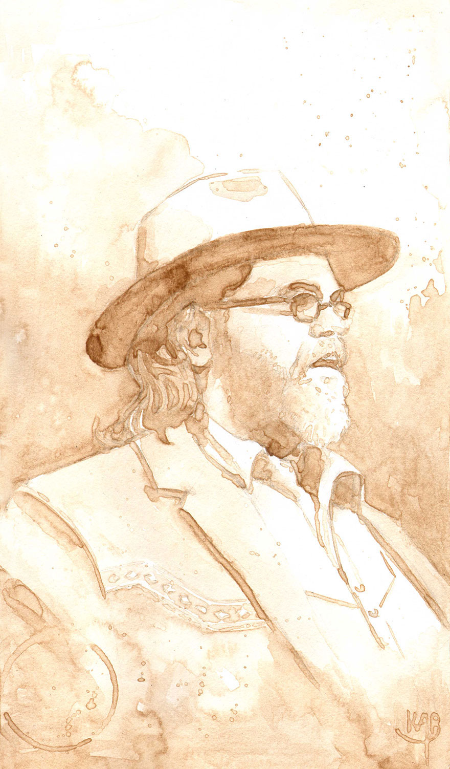 I Started Painting With Beer When I Forgot My Paints Once