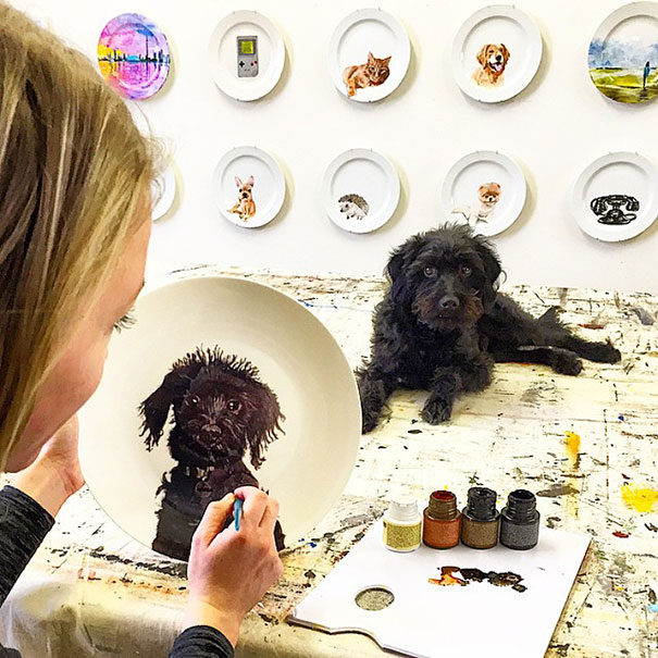 My Hyper-Realistic Plate Art That I Call "Plart"