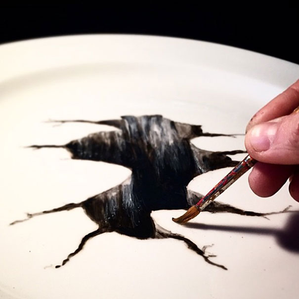 My Hyper-Realistic Plate Art That I Call "Plart"