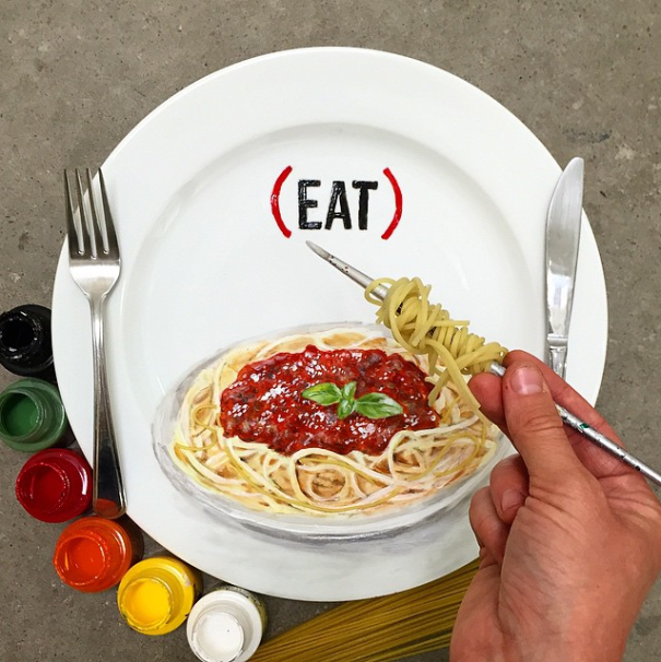 My Hyper-Realistic Plate Art That I Call "Plart"