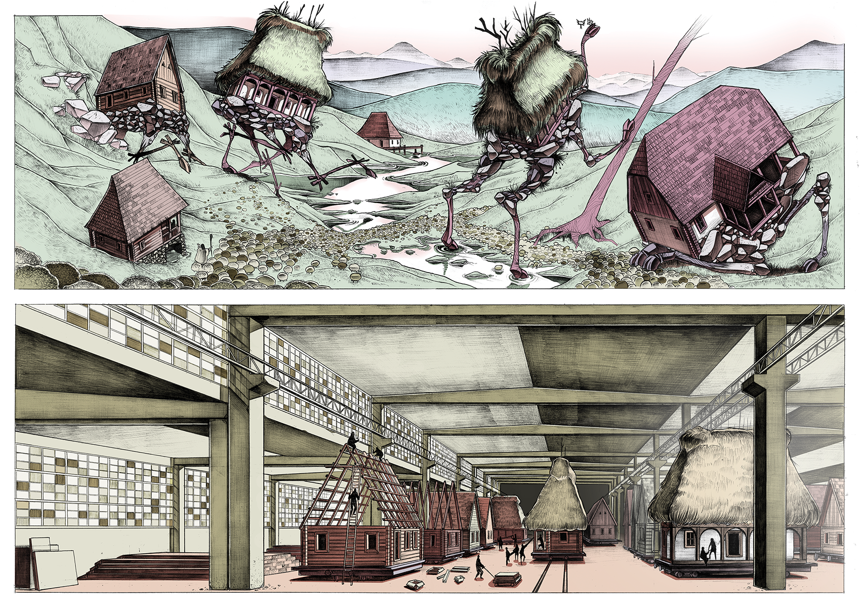 Project: Miorițe - An Illustrated And Narrated Architecture Project