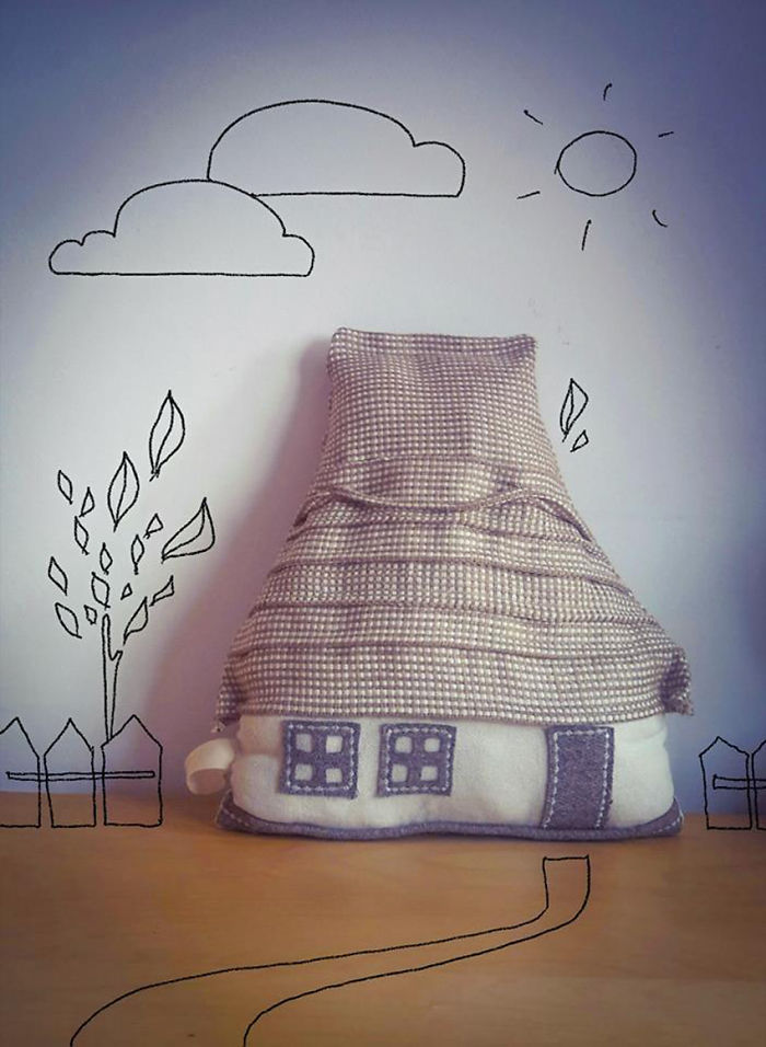 Inspired By My Childhood Memories In Romania, I Create Architectural Pillows