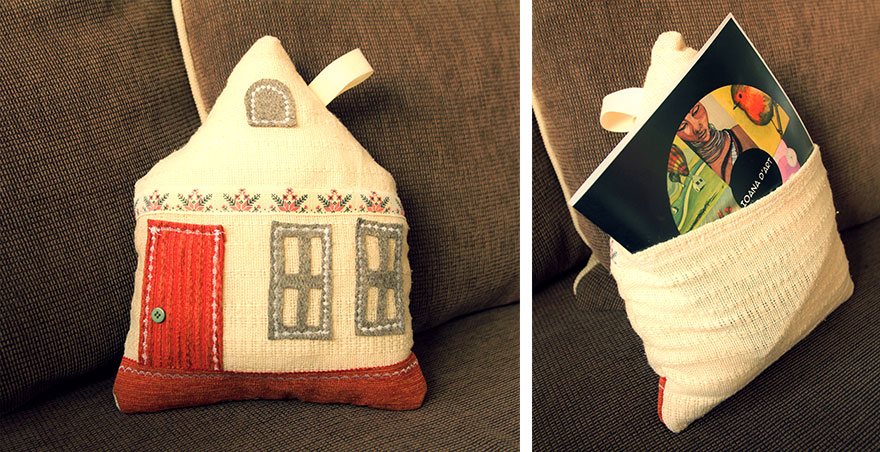 Inspired By My Childhood Memories In Romania, I Create Architectural Pillows