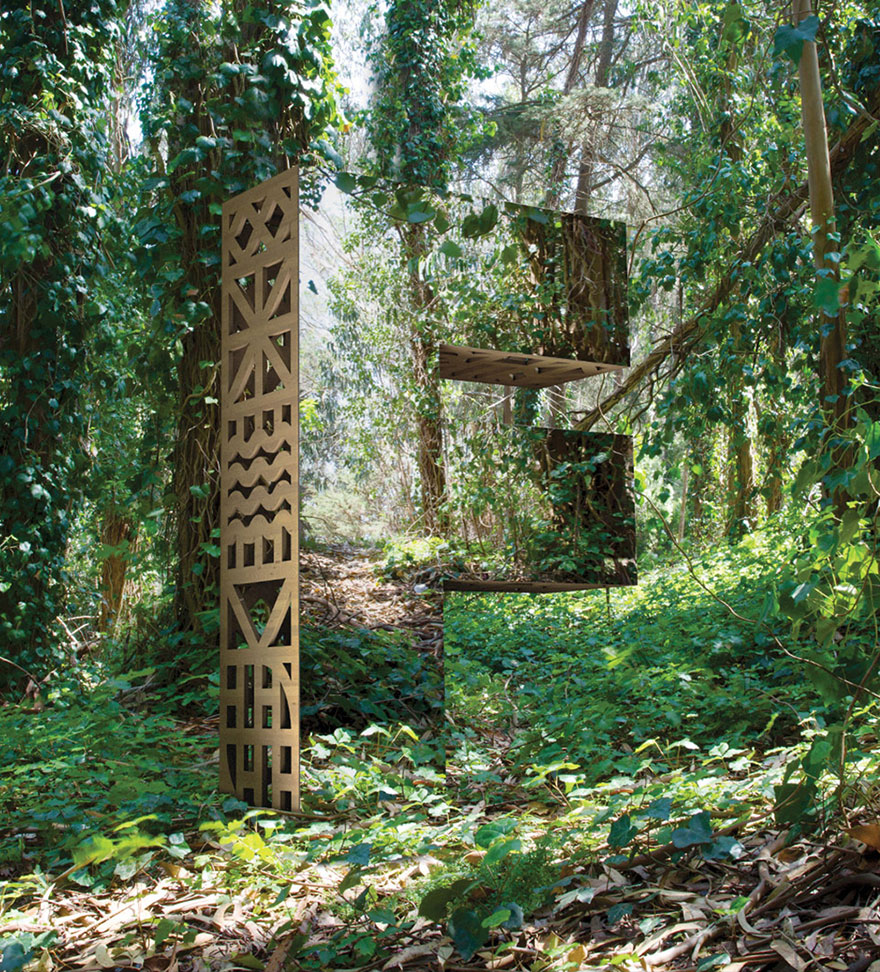 We Made Giant Mirror Letters In San Francisco To Show That Design Is All Around Us We Made Giant Mirror Letters In San Francisco To Show That Design Is All Around Us