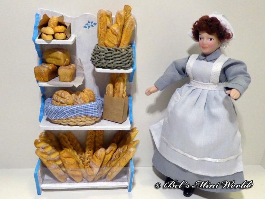 Super Realistic Food Miniature Sculptures For Doll House. Made By Bels Miniworld