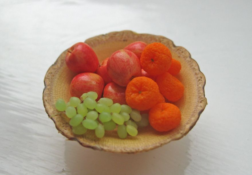 Super Realistic Food Miniature Sculptures For Doll House. Made By Bels Miniworld