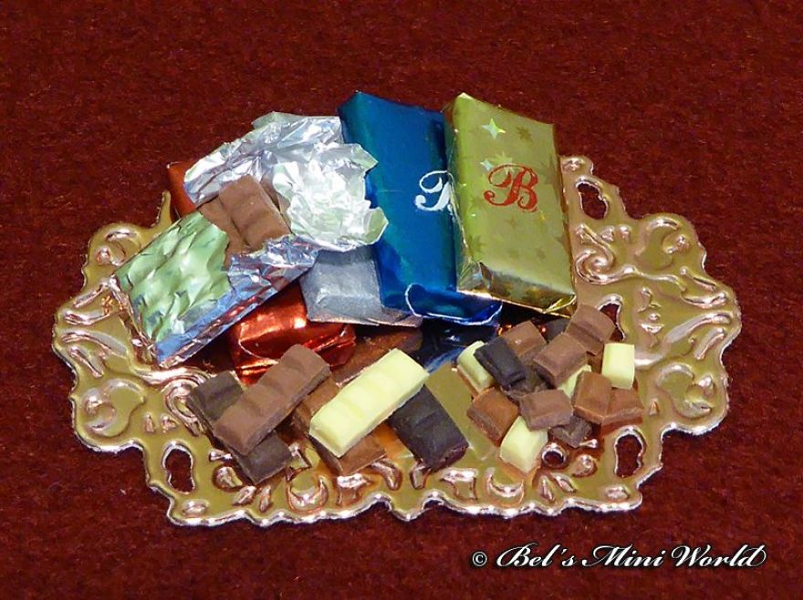 Super Realistic Food Miniature Sculptures For Doll House. Made By Bels Miniworld