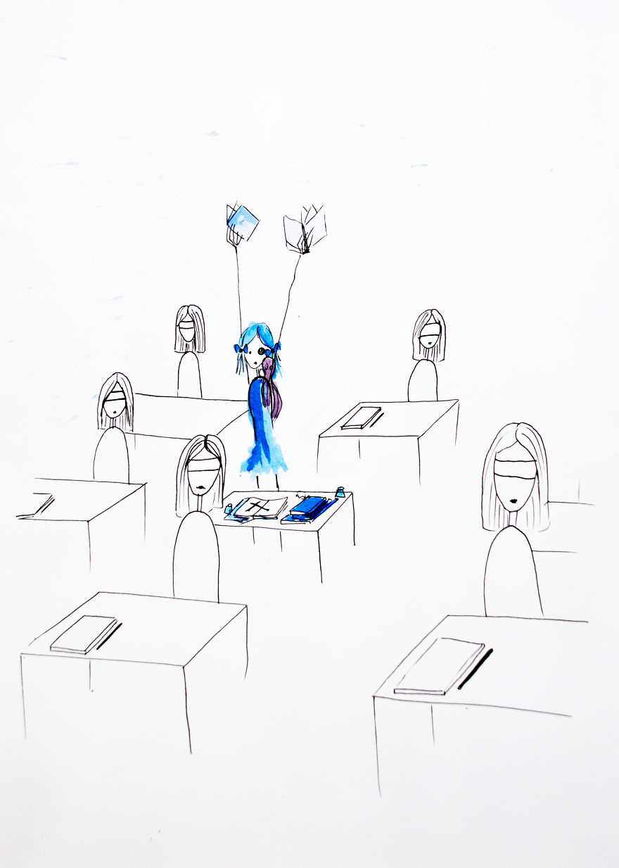 The Girl Who Didn't Know How To Be: The Illustrated Story Of An Autistic Girl