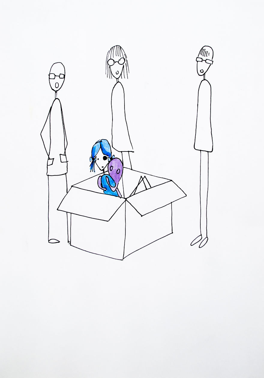 The Girl Who Didn't Know How To Be: The Illustrated Story Of An Autistic Girl