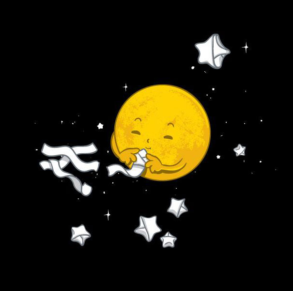 This Is How I Imagine Our Moon's Adventures In Space