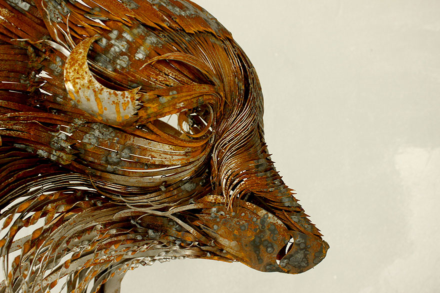 I Hand-Craft Animal Masks From Hammered Steel I Hand-Craft Animal Masks From Hammered Steel