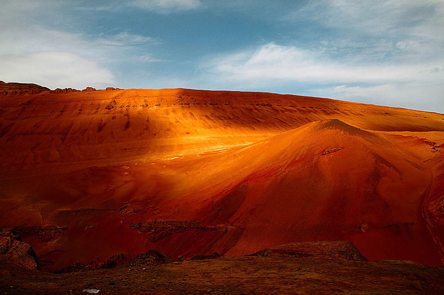 The Flaming Mountains