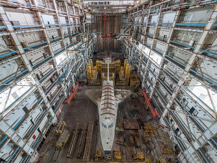 Urban Explorer Finds The Sad Remains Of The Soviet Space Shuttle Program