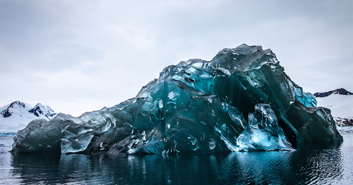 I Was Lucky To Capture A Rare Flipped Iceberg In Antarctica