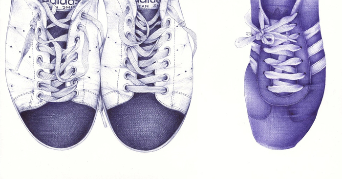 I Draw My Friends’ Shoes With Ballpoint Pens