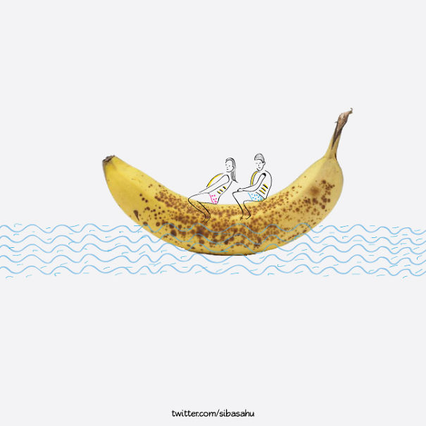 I Use Everyday Objects To Complete My Illustrations