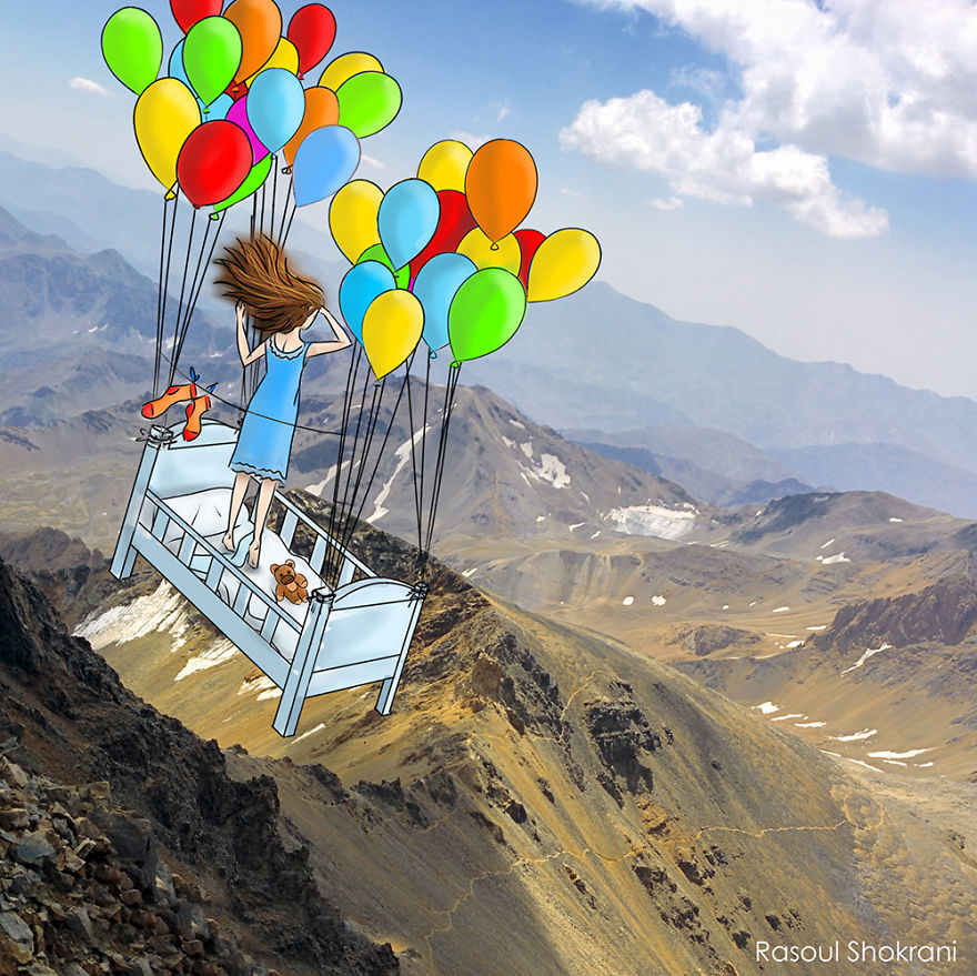 I Travel The World And Doodle On My Photos