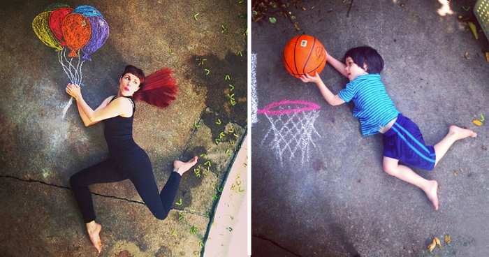 Chalk Drawings Come To Life