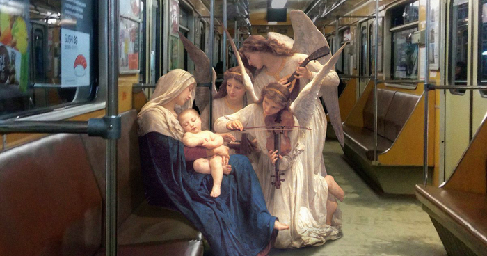 If Figures From Classical Paintings Lived In The Modern Day