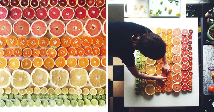 Photographer Arranges Foods In Beautiful Color Gradients That Will Soothe Your Soul